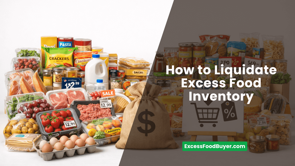 How to Sell or Liquidate Excess Food Inventory