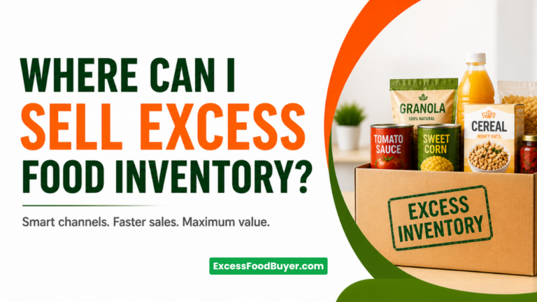 Where Can I Sell Excess Food Inventory?